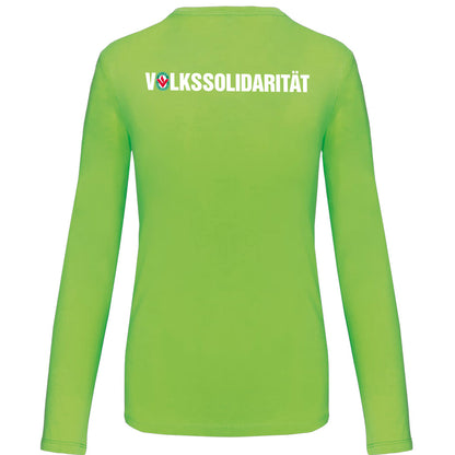 Damen Longsleeve V-Ausschnitt