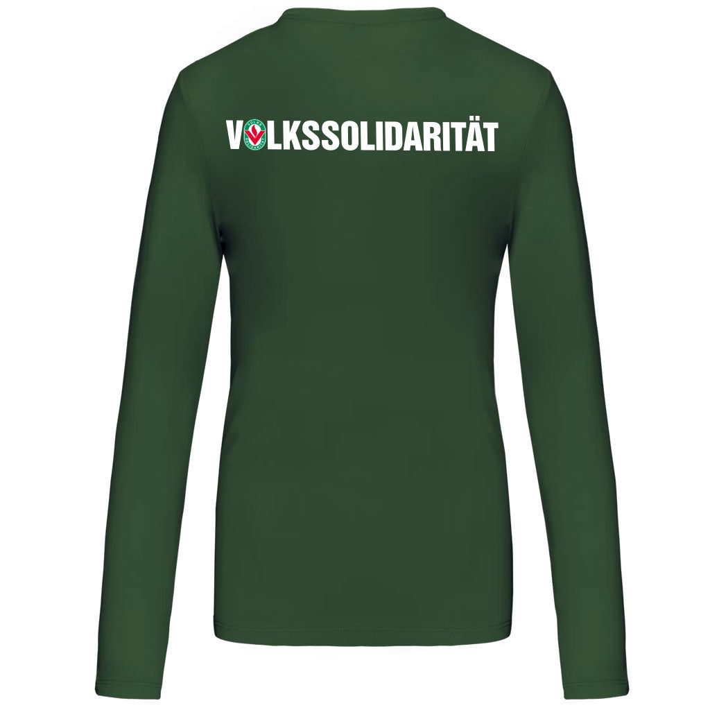 Damen Longsleeve Rundhalsausschnitt