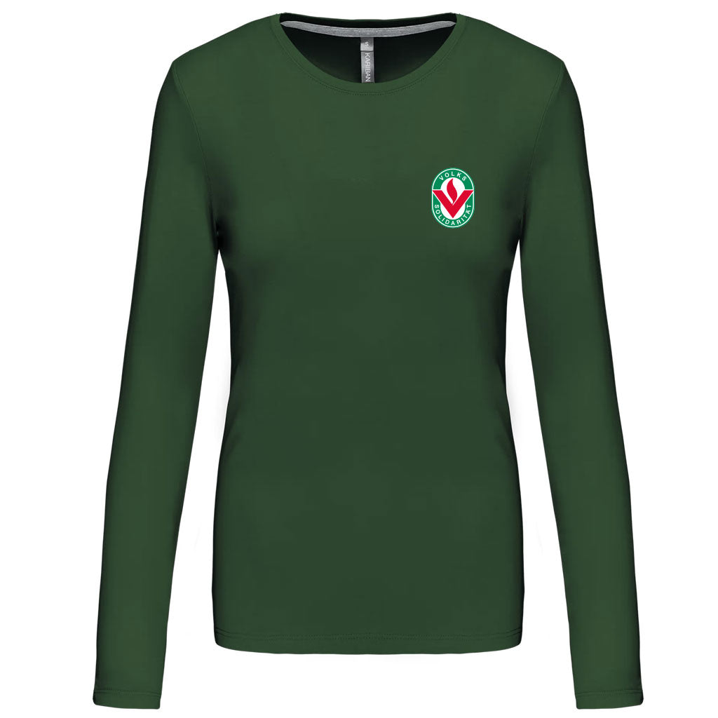 Damen Longsleeve Rundhalsausschnitt