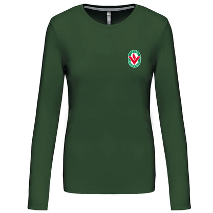 Damen Longsleeve Rundhalsausschnitt
