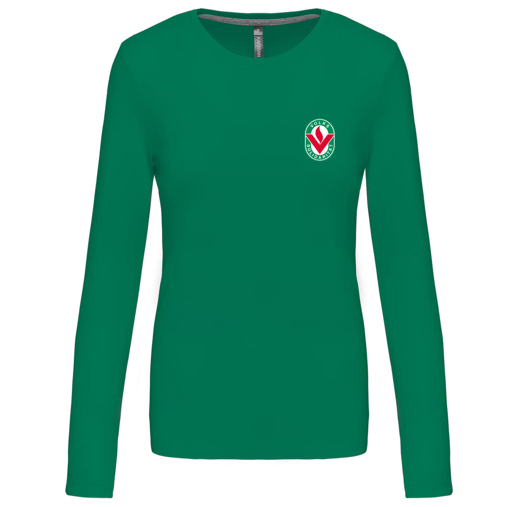 Damen Longsleeve Rundhalsausschnitt