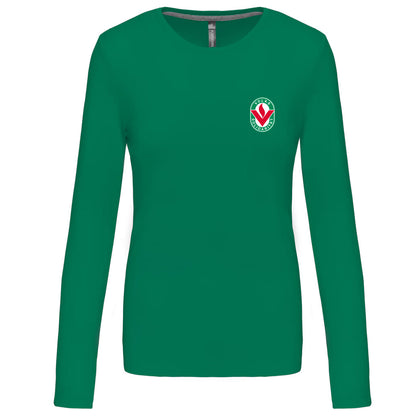 Damen Longsleeve Rundhalsausschnitt