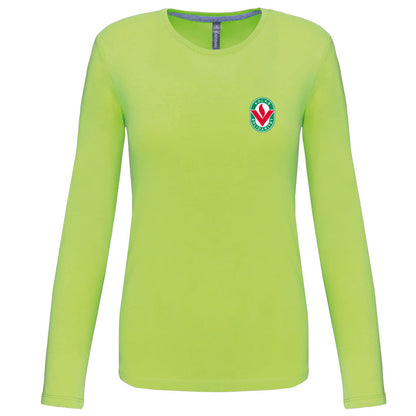 Damen Longsleeve Rundhalsausschnitt