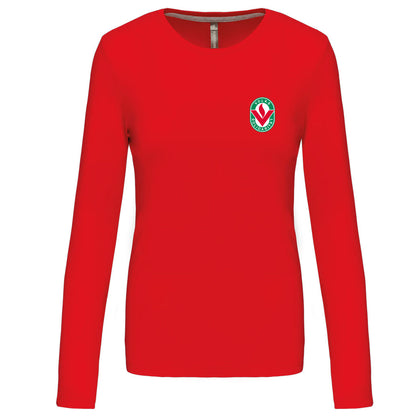 Damen Longsleeve Rundhalsausschnitt