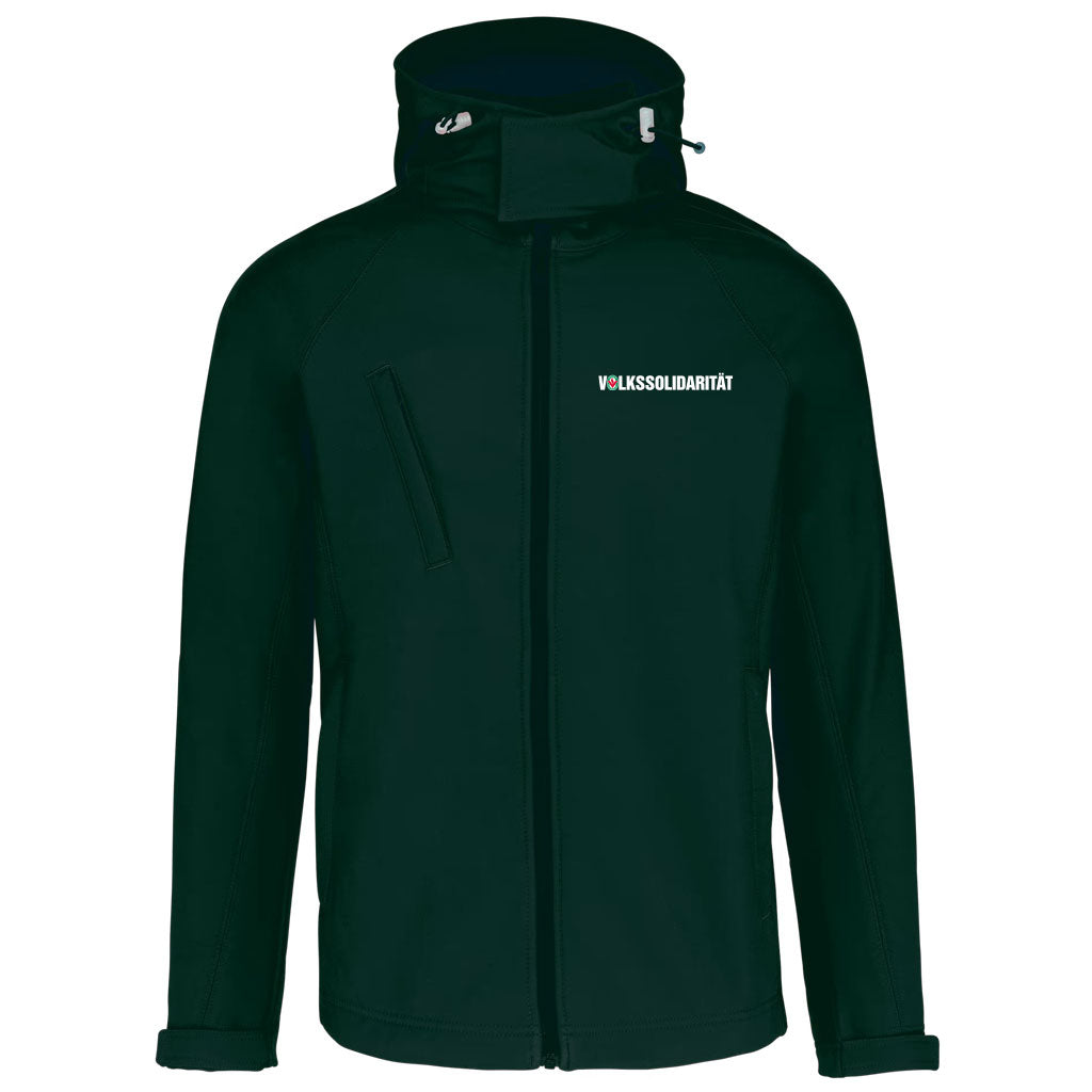 Herren Softshell-Jacke mit abnehmbarer Kapuze