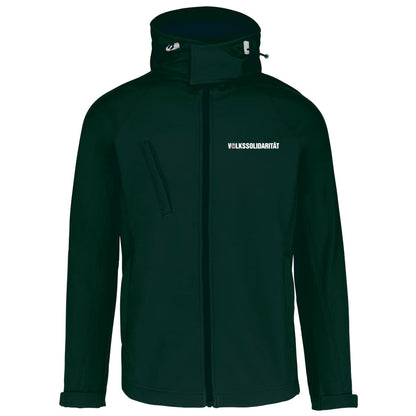 Herren Softshell-Jacke mit abnehmbarer Kapuze