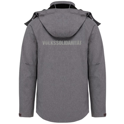 Herren Softshell-Jacke mit abnehmbarer Kapuze