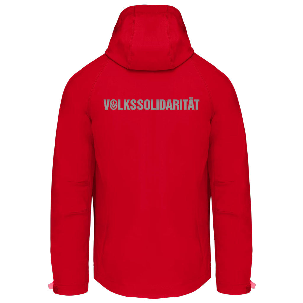 Herren Softshell-Jacke mit abnehmbarer Kapuze