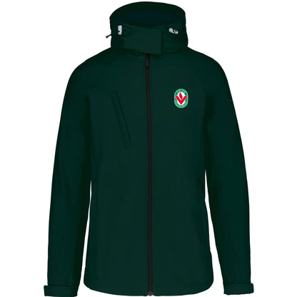Damen Softshell-Jacke mit abnehmbarer Kapuze