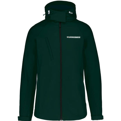 Damen Softshell-Jacke mit abnehmbarer Kapuze