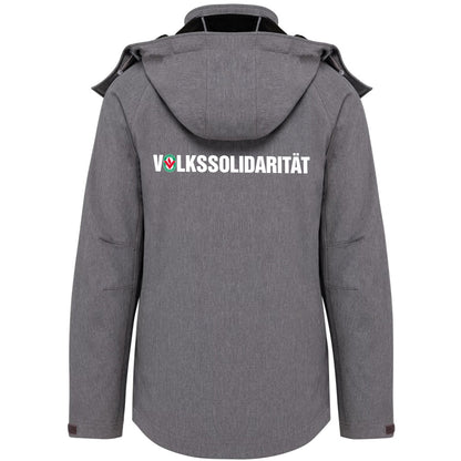 Damen Softshell-Jacke mit abnehmbarer Kapuze