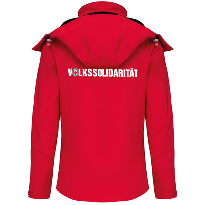 Damen Softshell-Jacke mit abnehmbarer Kapuze
