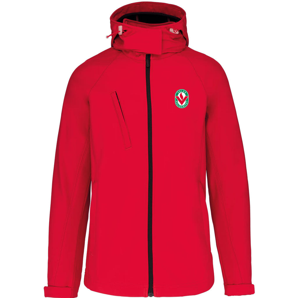 Damen Softshell-Jacke mit abnehmbarer Kapuze