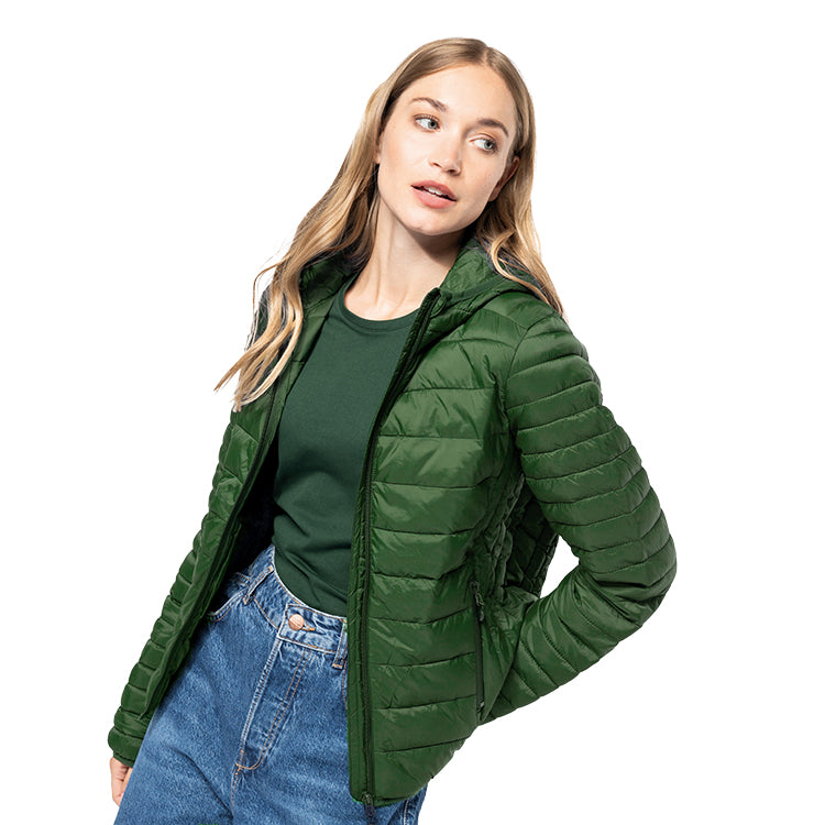 Damen-Steppjacke mit Kapuze