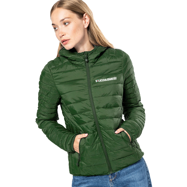 Damen-Steppjacke mit Kapuze