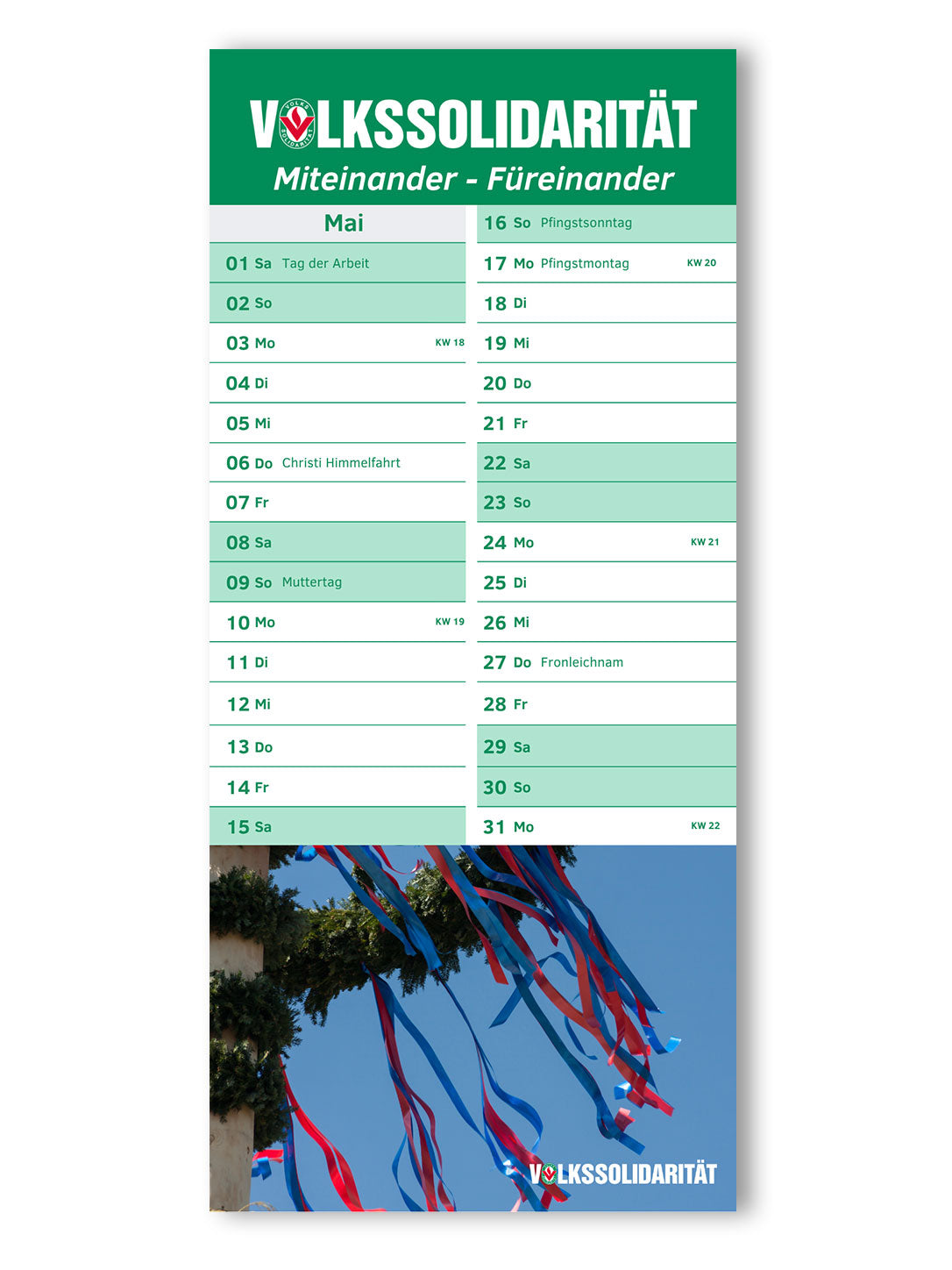 Postkarten-Kalender 2027