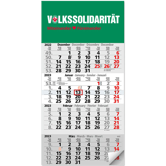 4 Monatskalender 2024
