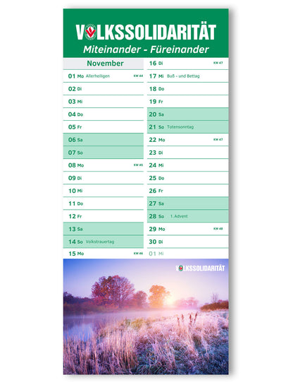 Postkarten-Kalender 2027