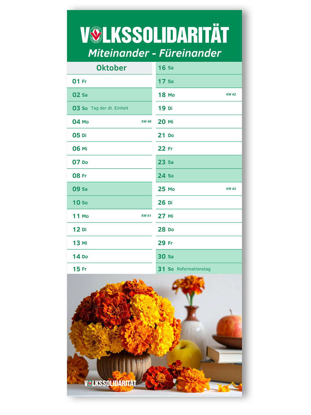 Postkarten-Kalender 2027