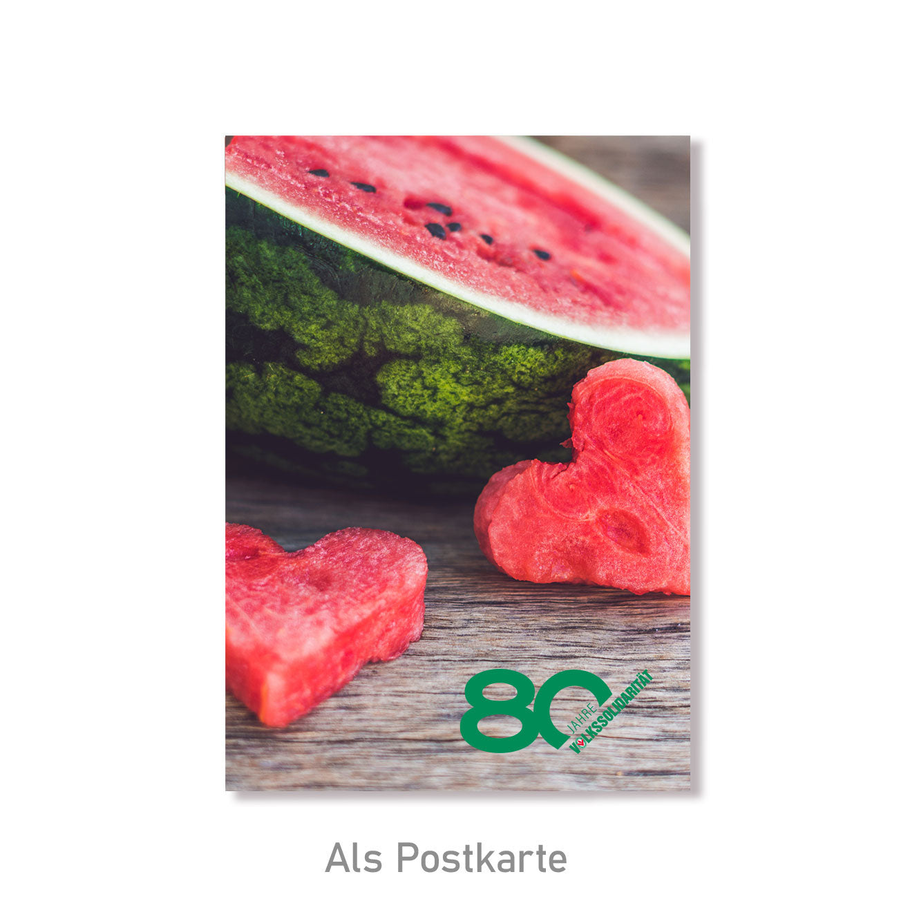 Grußkarte Melone