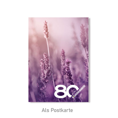 Grußkarte Lavendel