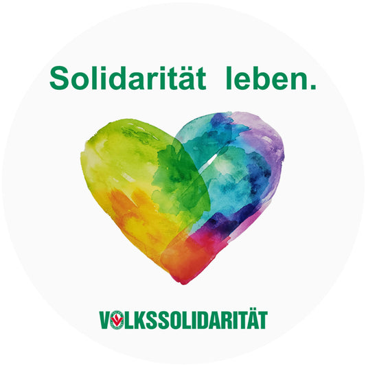 Aufkleber "Solidarität Leben"