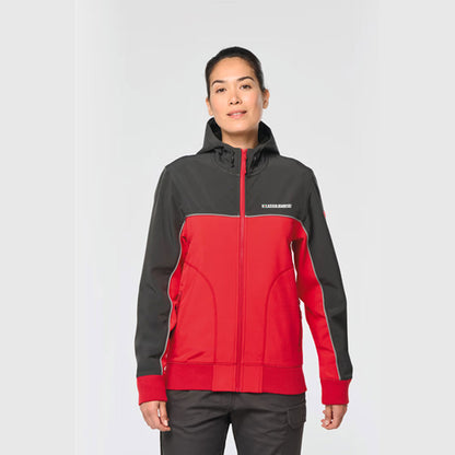 Zweifarbige Unisex Softshell-Jacke