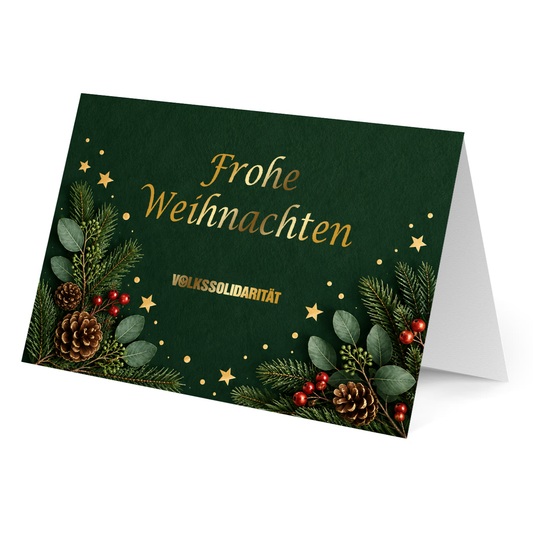 Weihnachtskarte "Frohe Weihnachten"